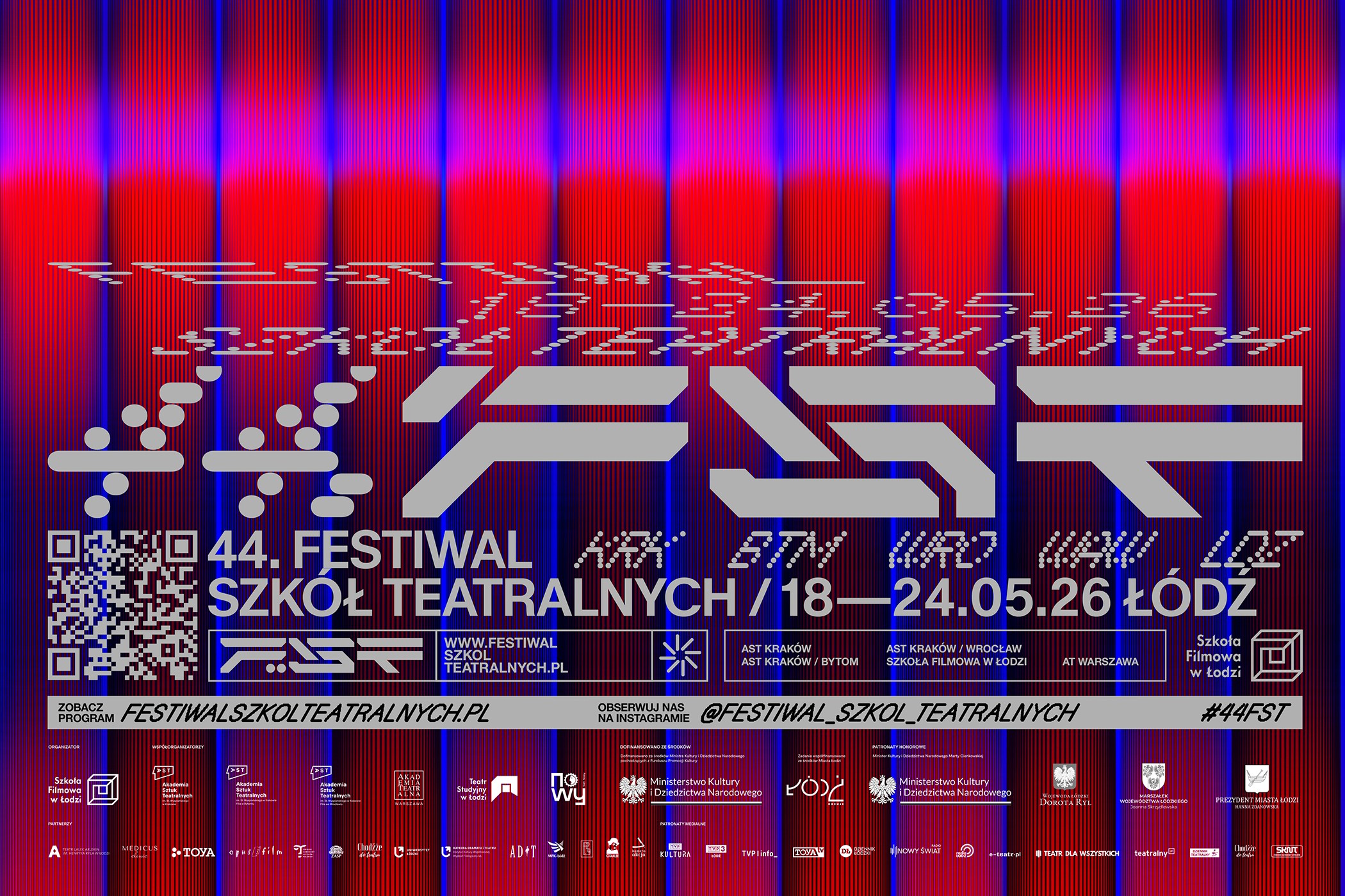 mat. plakat Festiwalu Szkół Teatralnych
