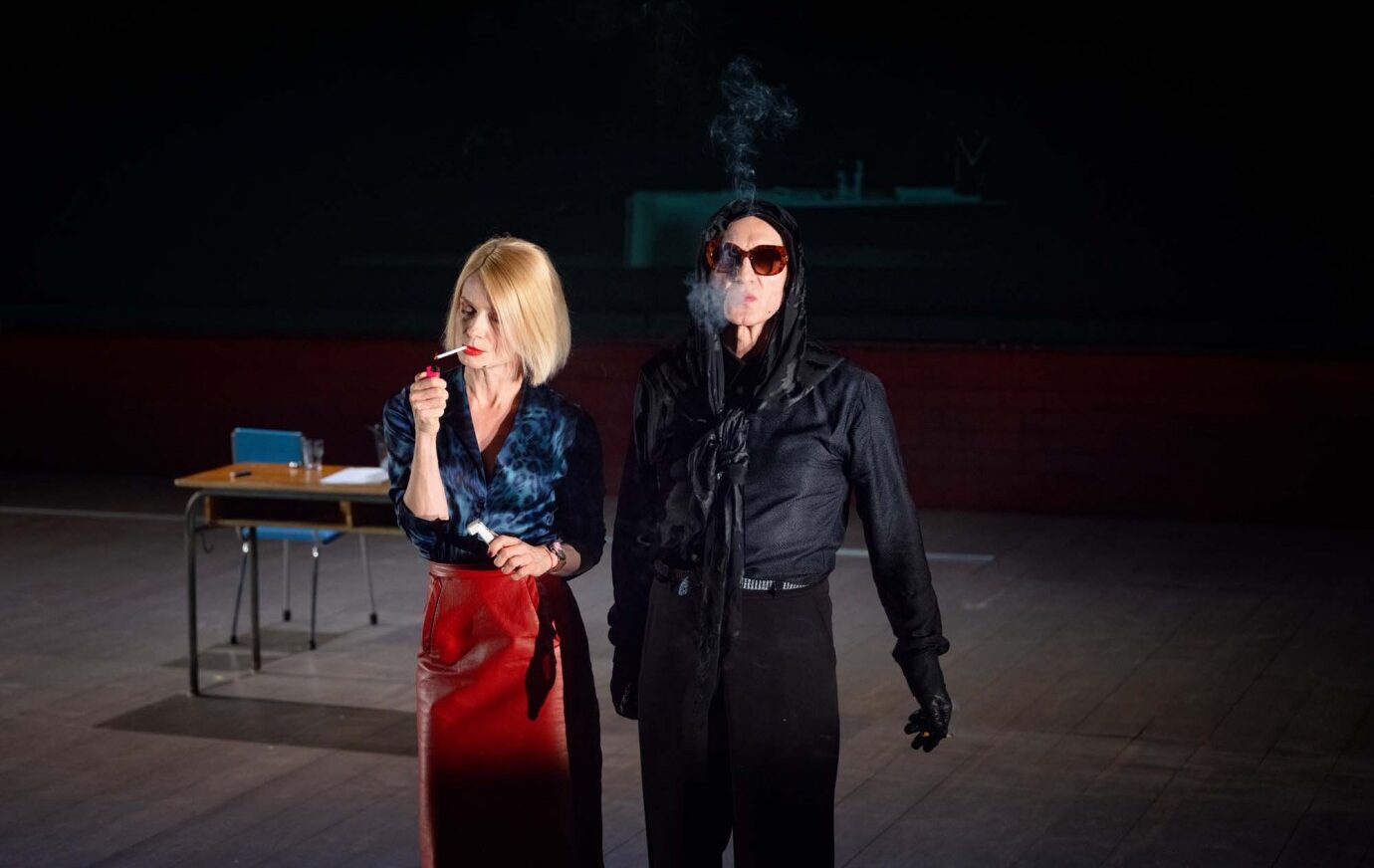 Scena ze spektaklu „Europa” w Nowym Teatrze; fot. Magda Hueckel