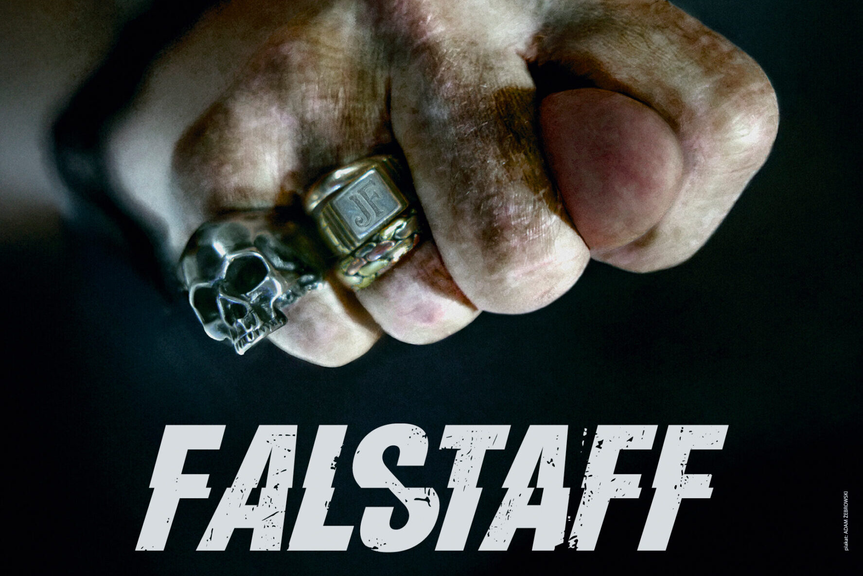 mat. plakat autorstwa Adama Żebrowskiego