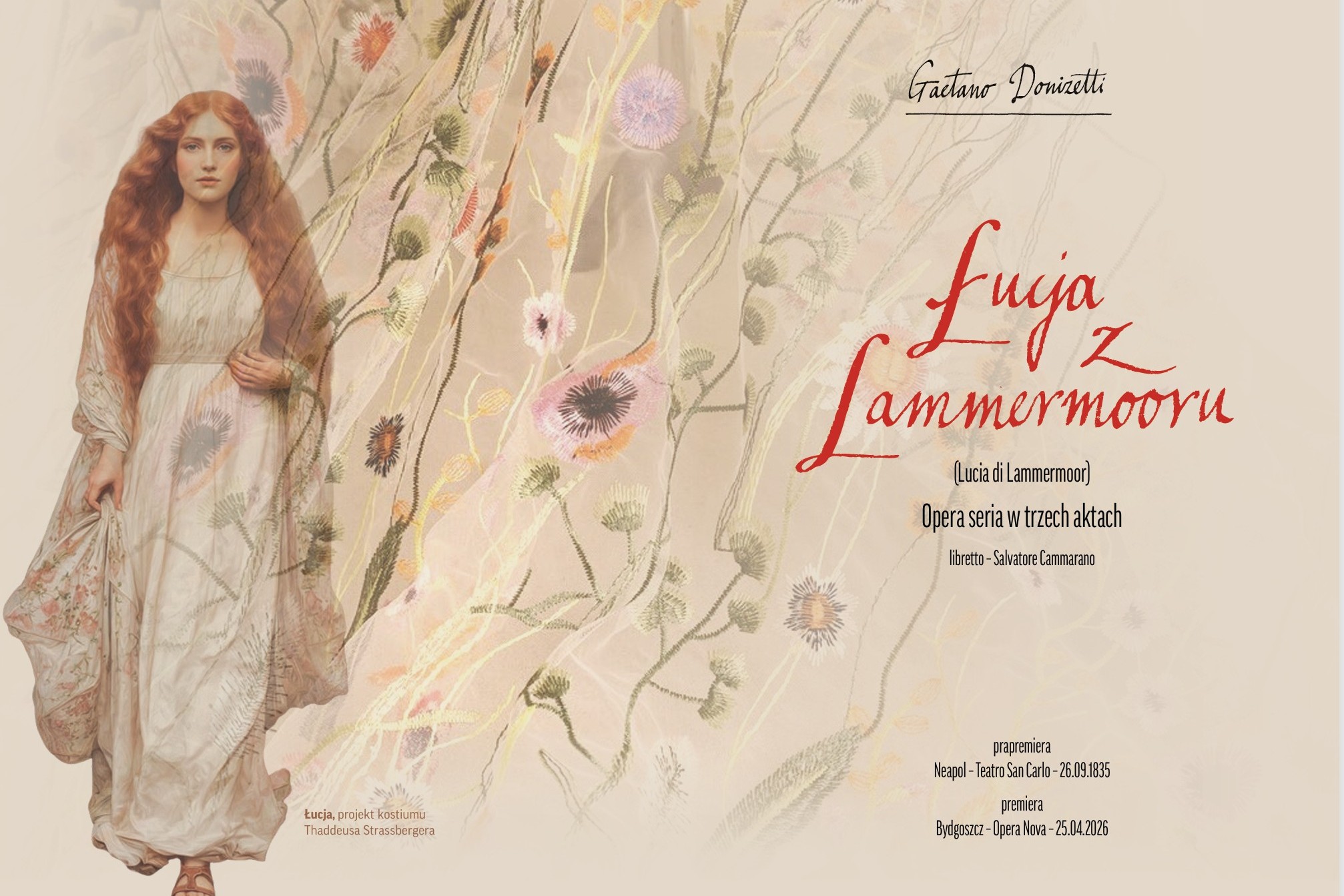mat. strona tytułowa programu spektaklu (Opera Nova w Bydgoszczy)