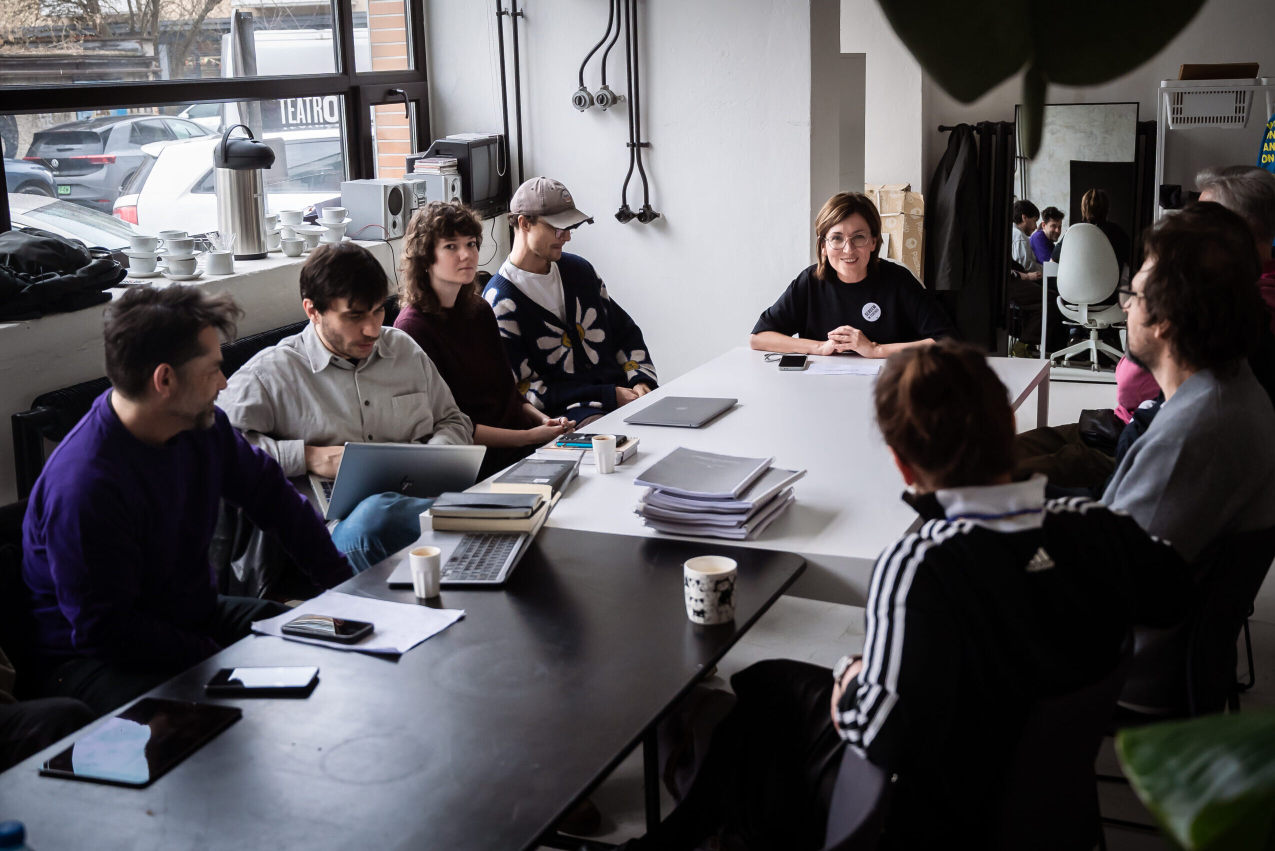 Próby do spektaklu „Sprawiedliwy. Studium przypadku” w Teatrze; fot. Michał Grocholski