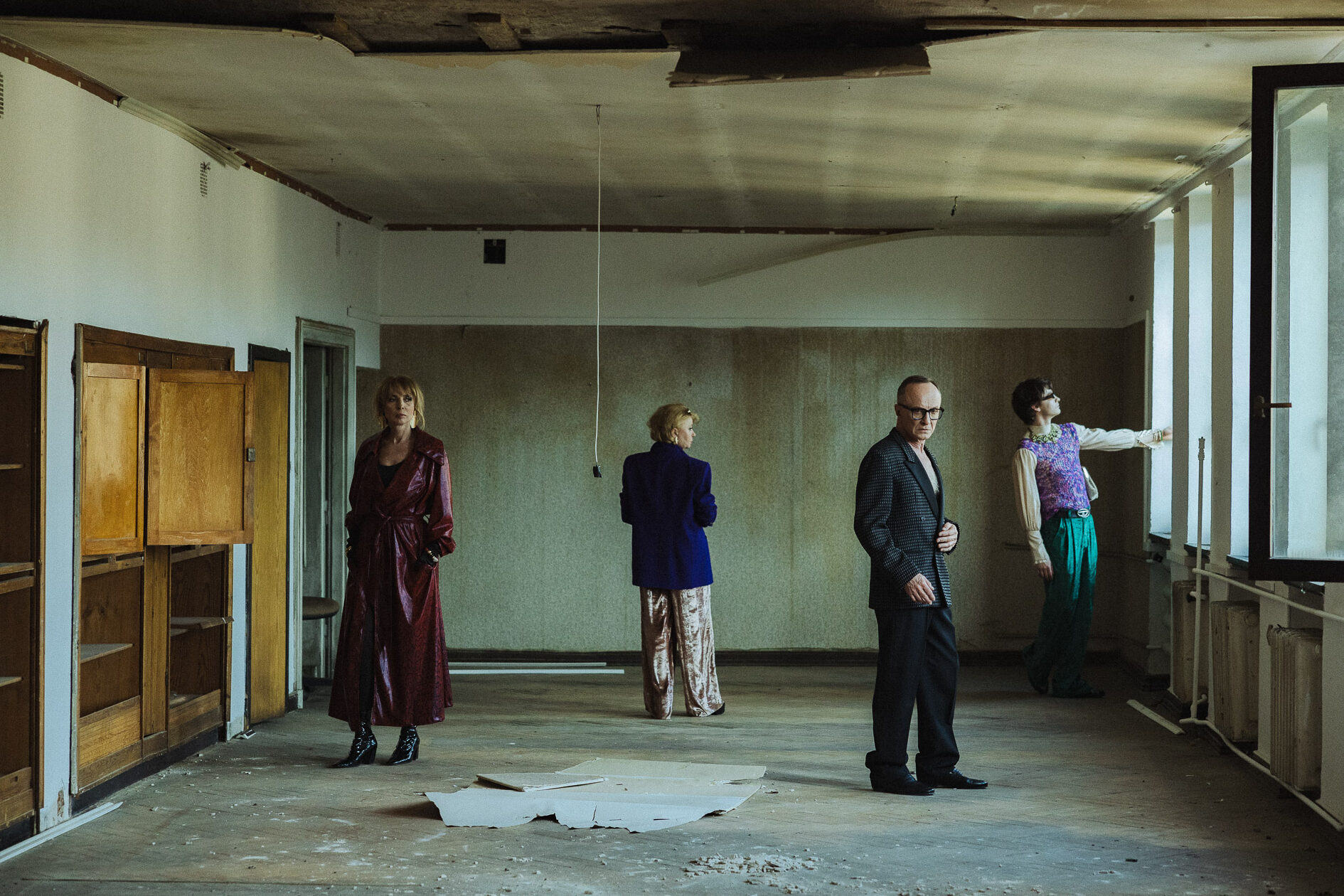 „Samotny mężczyzna” w Teatrze Ludowym w Krakowie; fot. Marek Zimakiewicz