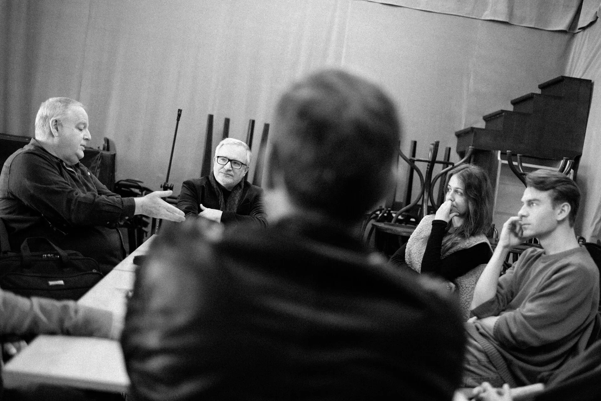 Próby do spektaklu „Molly Sweeney” w Teatrze Bogusławskiego w Kaliszu; fot. TWB