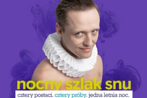 mat. plakat Szekspir pod Gwiadami