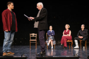 Mikołaj Grabowski reżyseruje „Próby” w Teatrze Solskiego w Tarnowie; fot. Artur Gawle