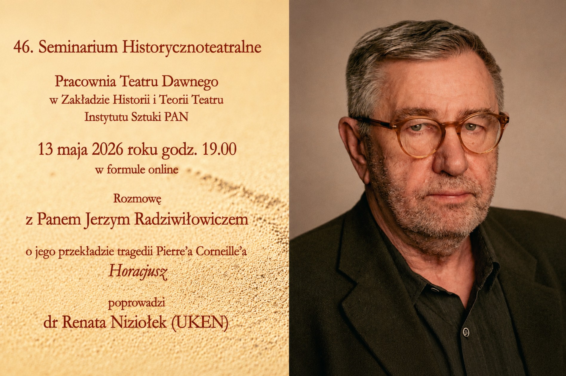 mat. dr Patryk Kencki. Zdjęcie Jerzego Radziwiłłowicza autorstwa Marty Ankiersztejn