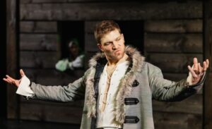 Scena ze spektaklu „Potop”, Teatr Telewizji, na zdj. Piotr Witkowski; fot. A. Petrovych/TVP