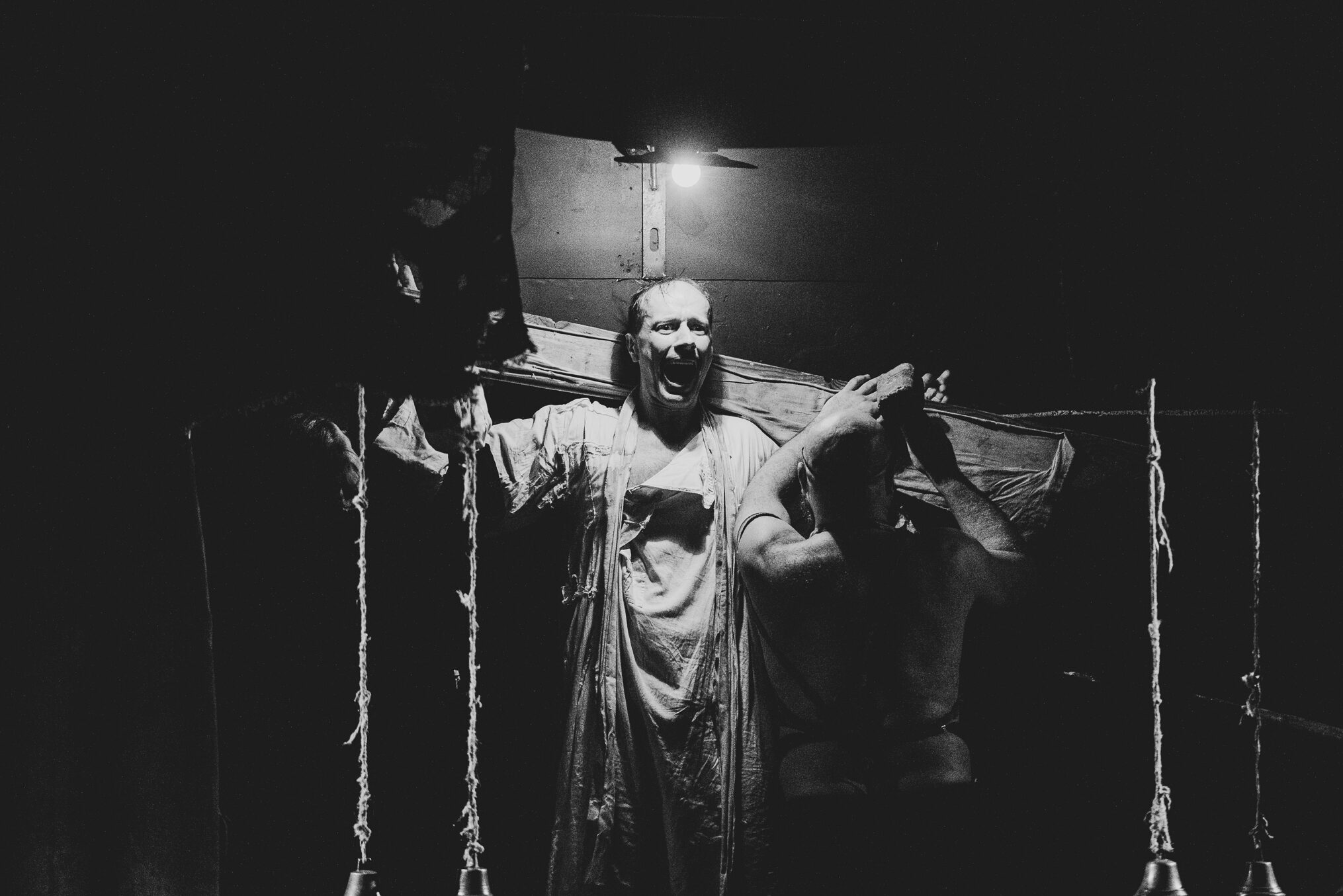 Spektakl „Bóg Niżyński” Teatru Wierszalin. Na zdj. Rafał Gąsowski; fot. Magdalena Rybij