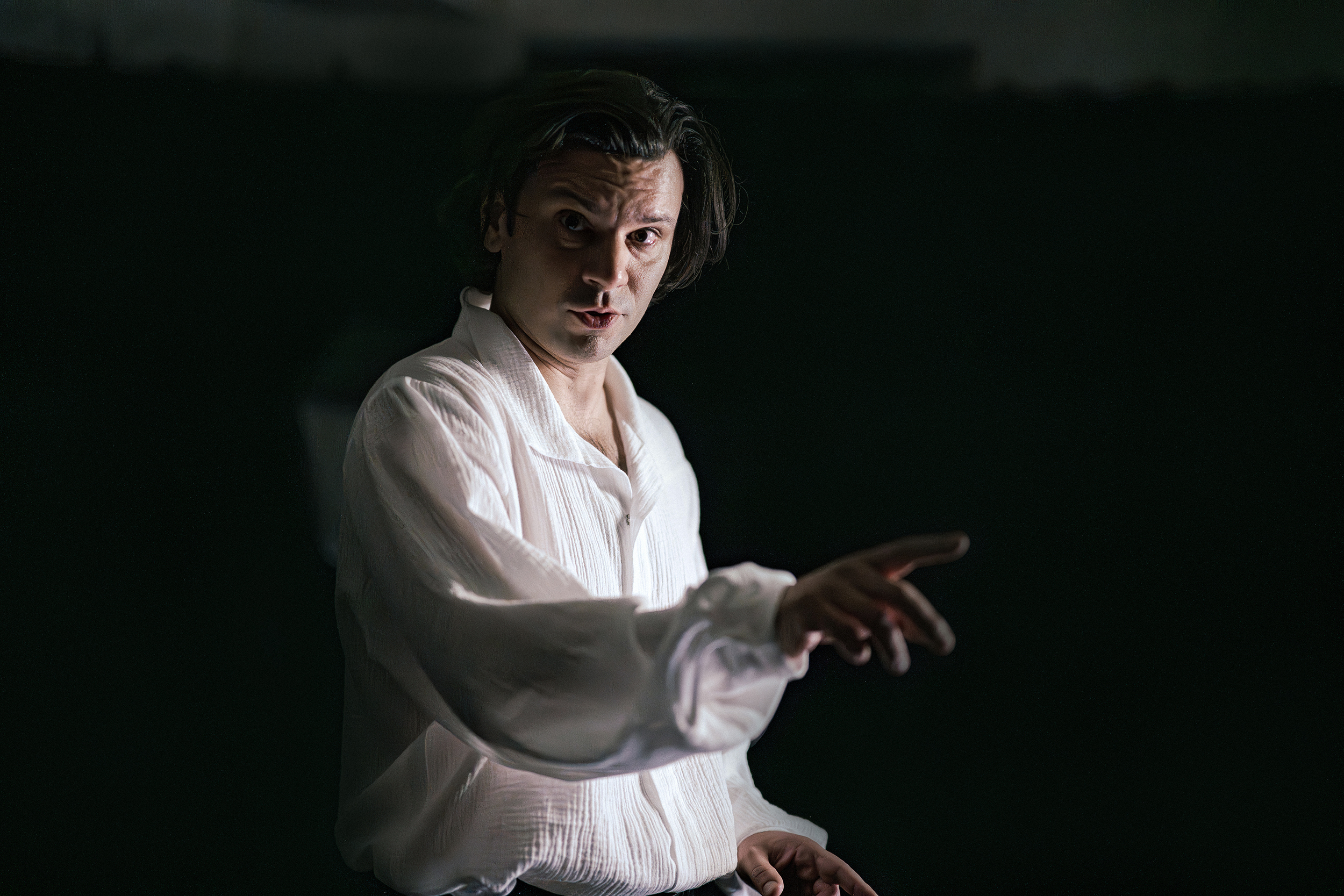 fot. M. Majer - spektakl Marzyciel (Teatr Osterwy w Lublinie)