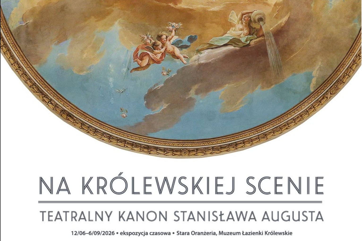 mat. plakat Łazienek Królewskich