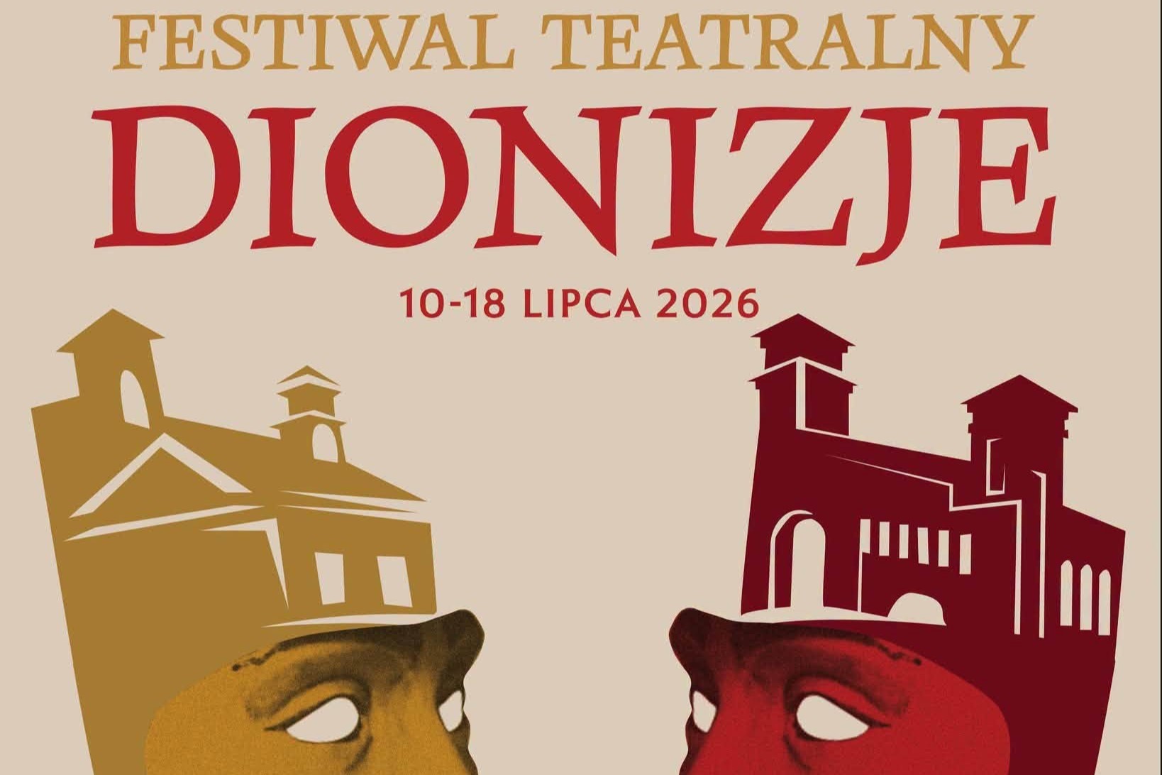 mat. plakat Międzynarodowy Festiwal Teatralny Dionizje
