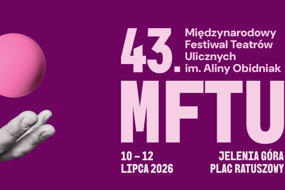 mat. plakat Międzynarodowego Festiwalu Teatrów Ulicznych im. Aliny Obidniak