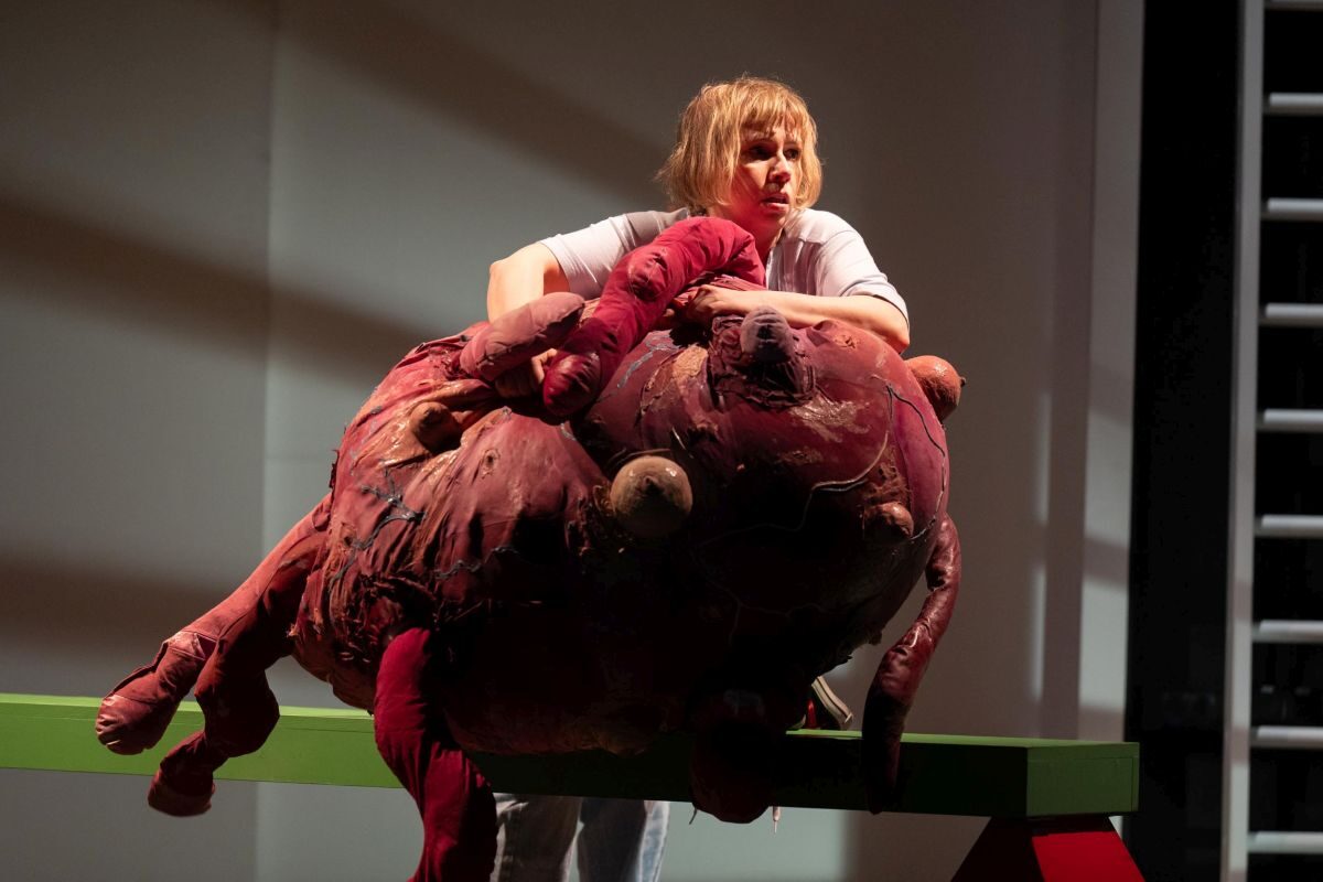 Spektakl „Masara” w Śląskim Teatrze Lalki i Aktora Ateneum; fot. Tomasz Zakrzewski