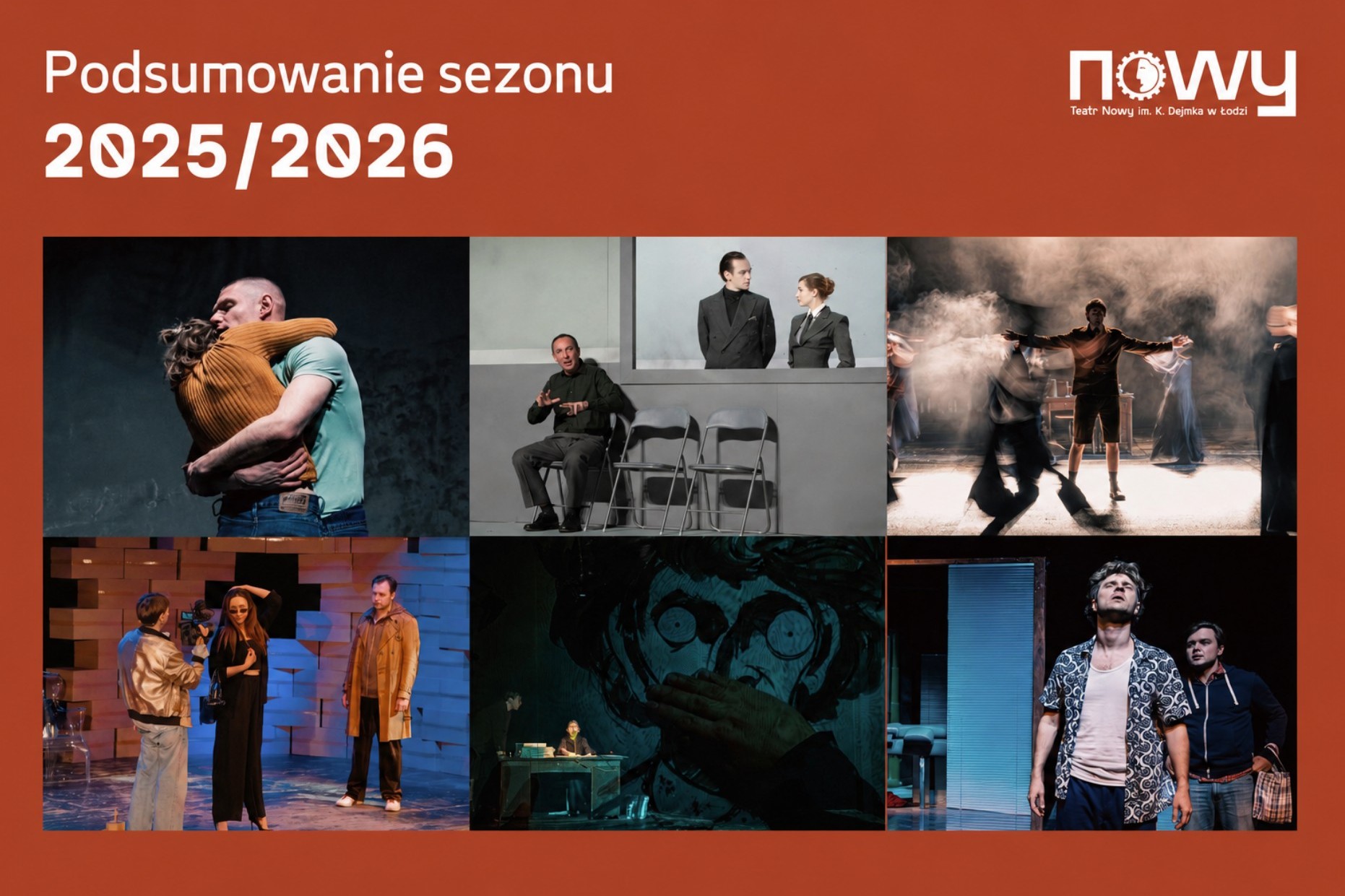 mat. plakat Teatru Nowego w Łodzi