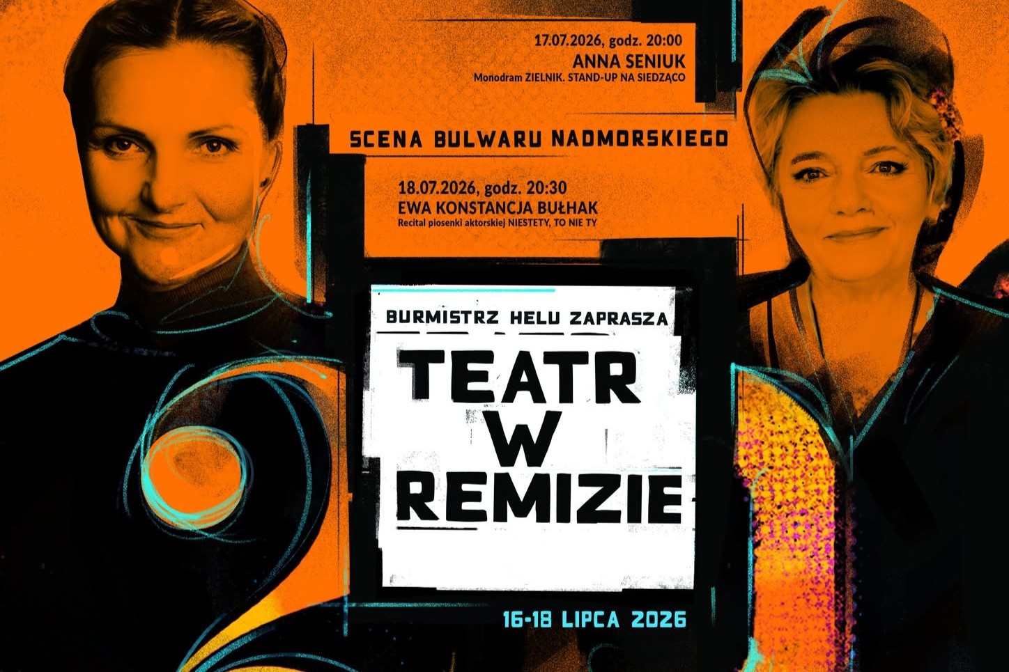 mat. plakat Teatru w Remizie