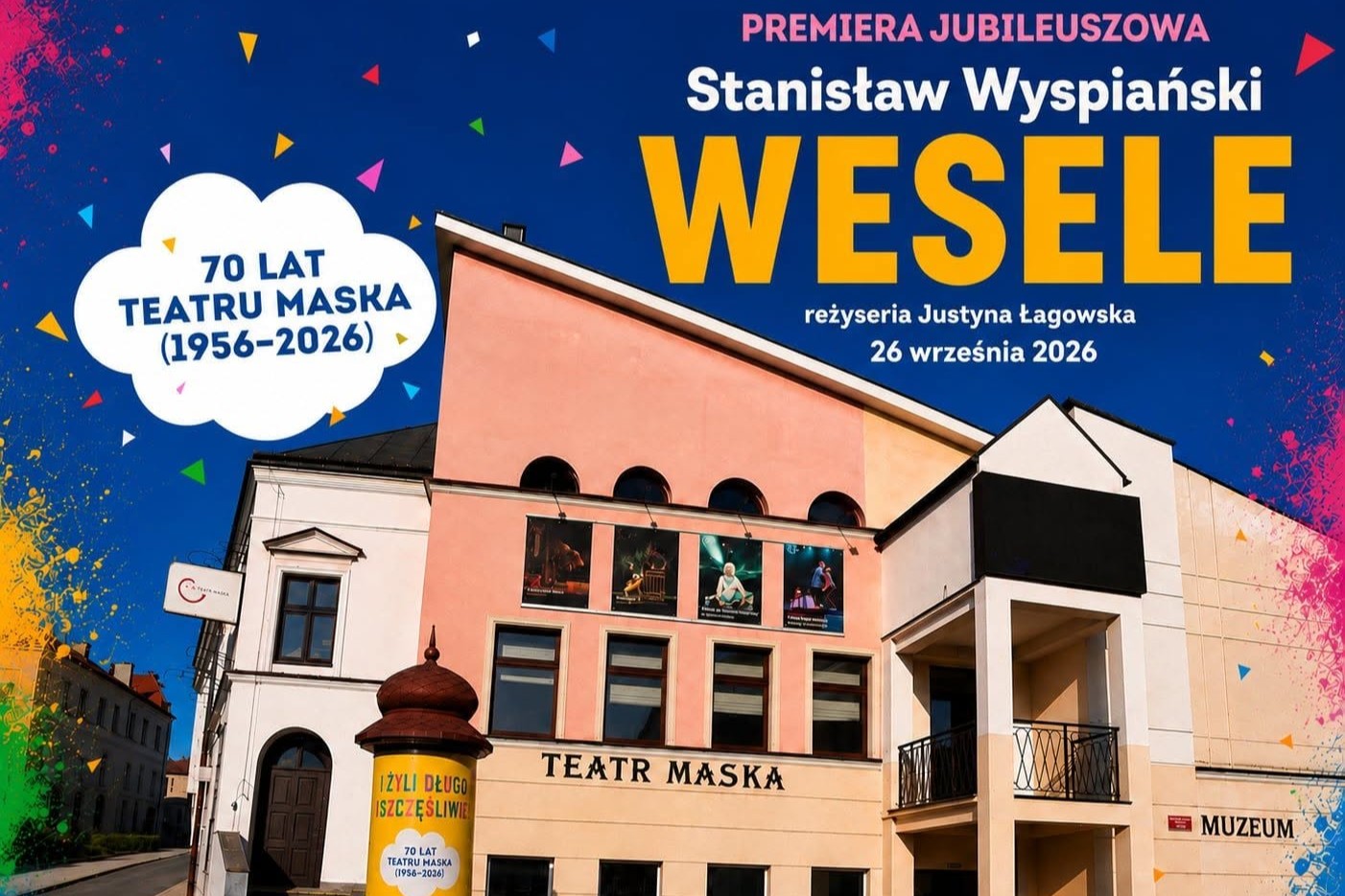 infografika: Teatr Maska w Rzeszowie