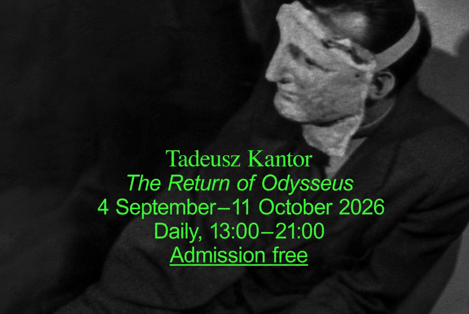 fot. Tadeusz Kantor © Dorota Krakowska and Lech Stangret / Fundacja Tadeusza Kantora