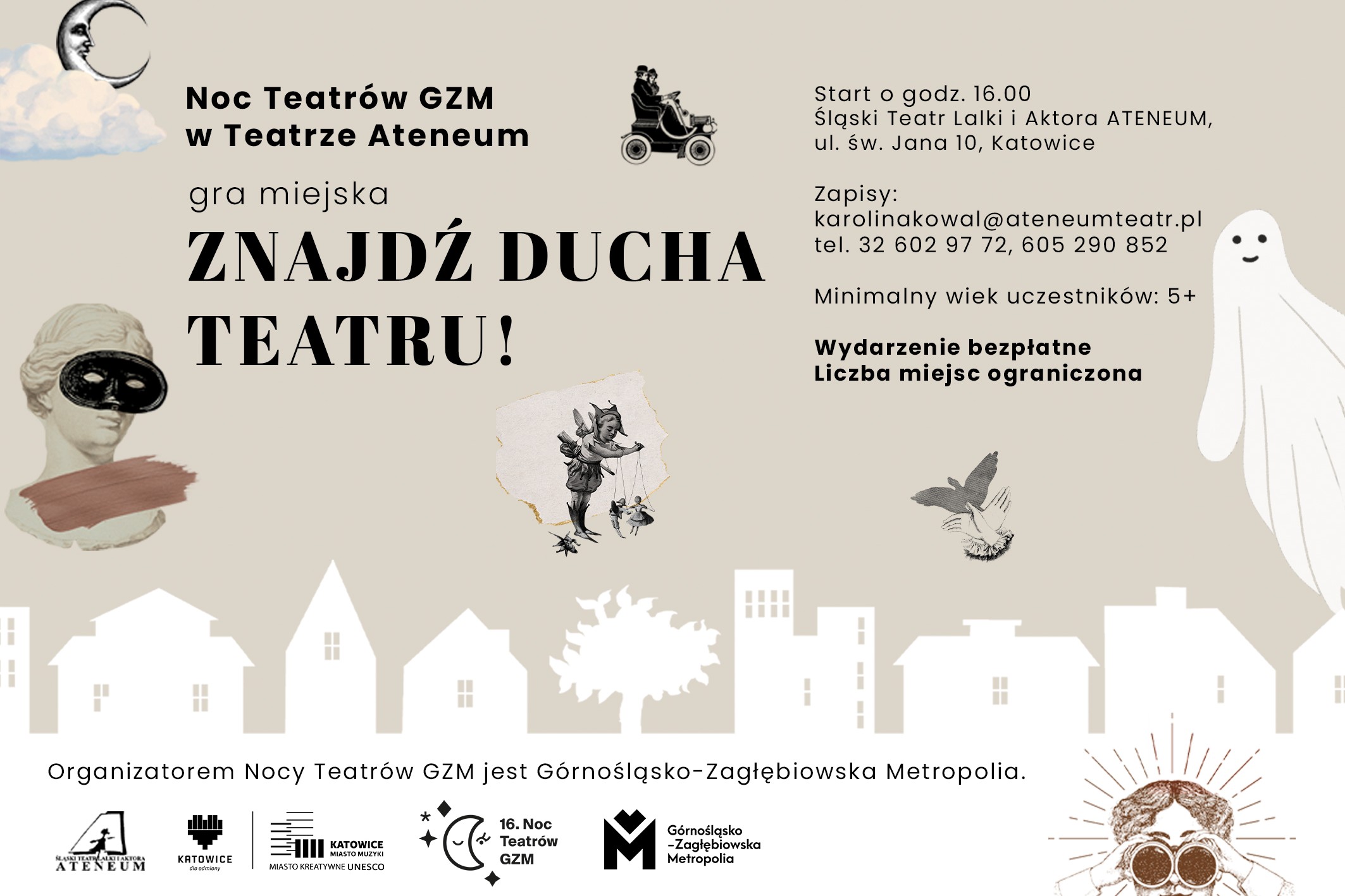 infografika: Śląski Teatr Lalki i Aktora Ateneum