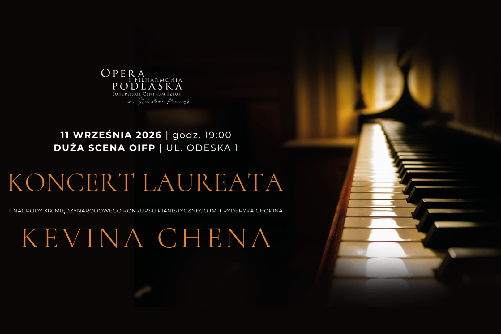 plakat Opery i Filharmonii Podlaskiej