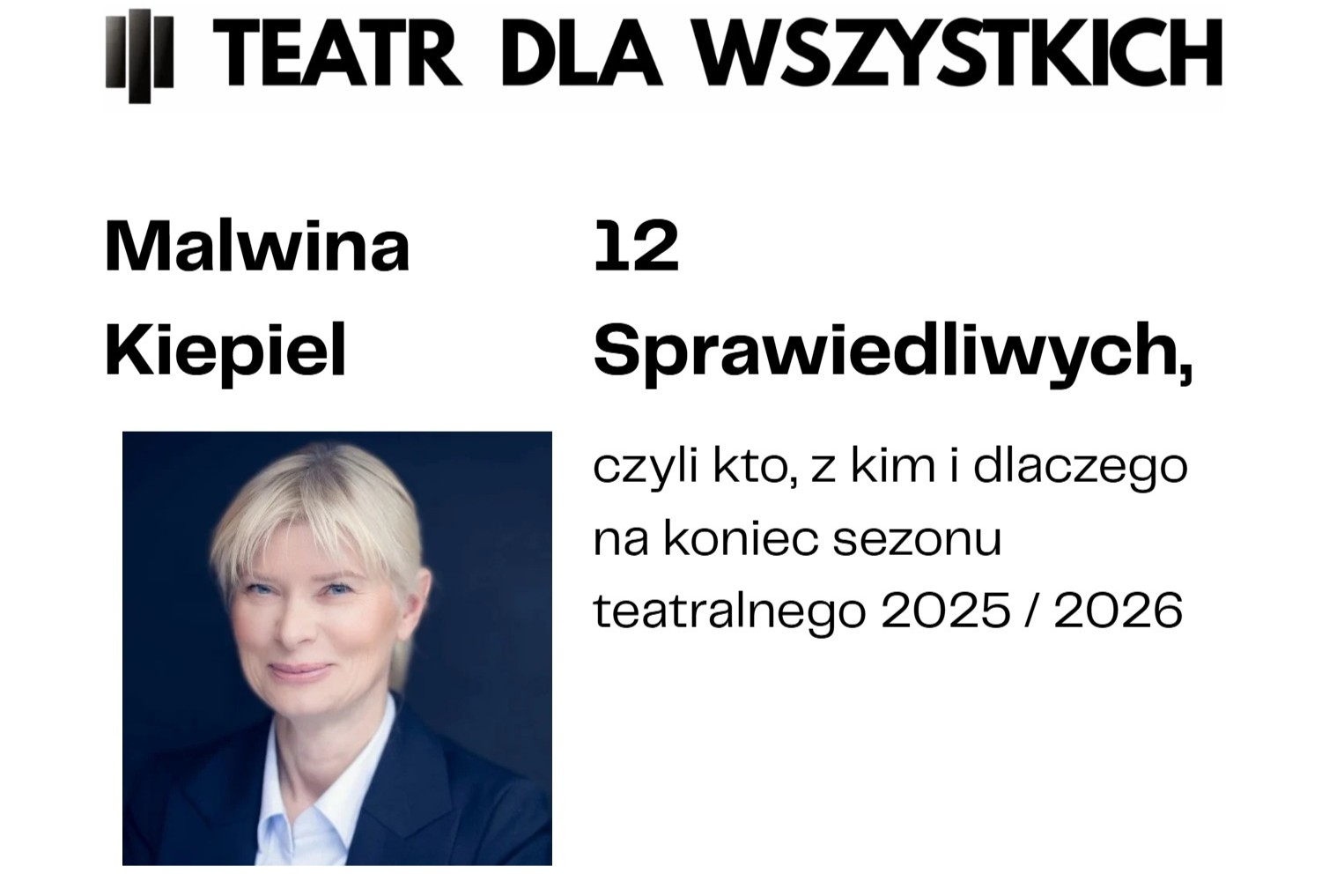 infografika: mat. Teatr dla Wszystkich