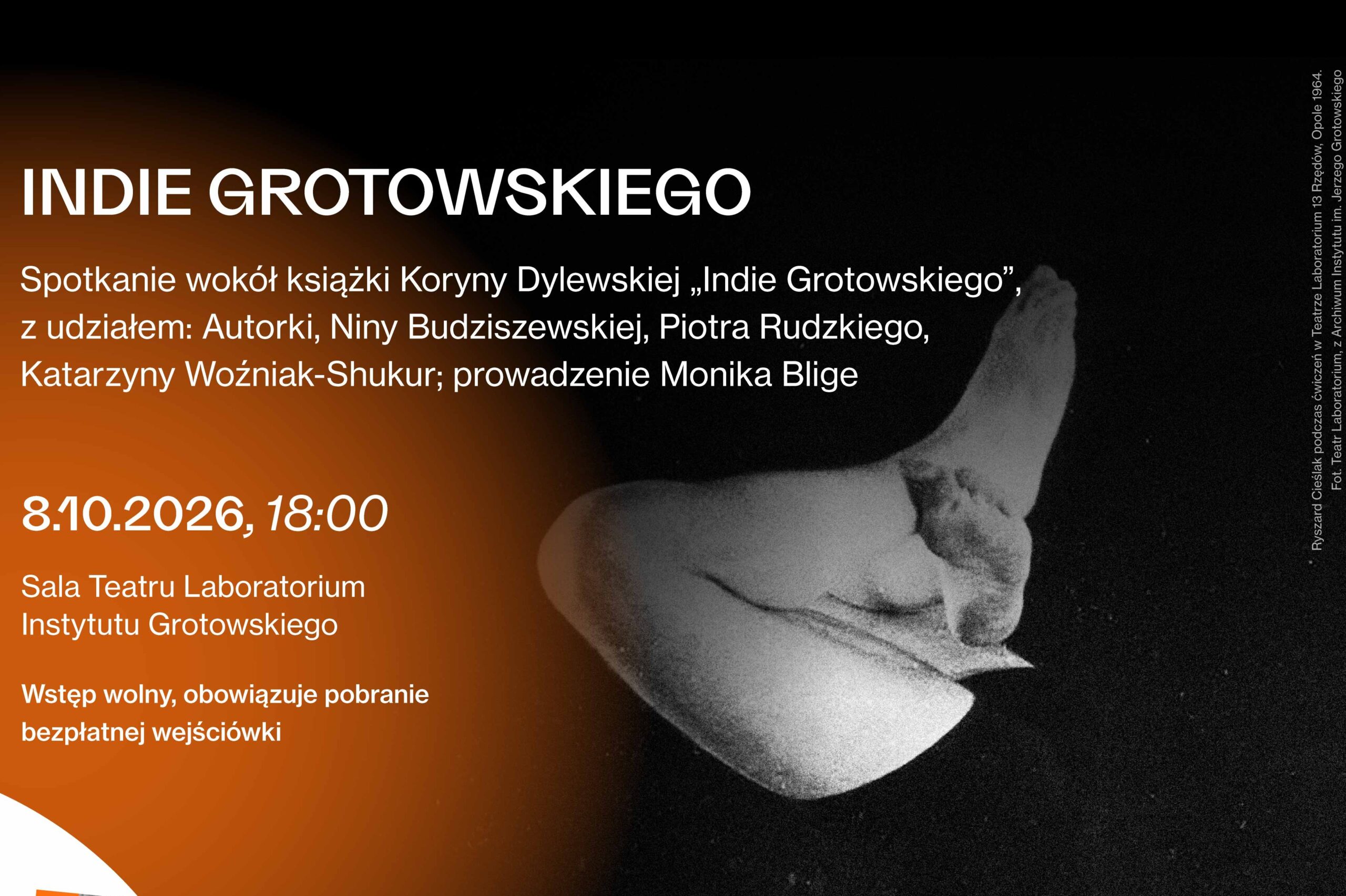 plakat: Instytut Grotowskiego we Wrocławiu