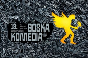 infografika: festiwal Boska Komedia / Teatr Łaźnia Nowa