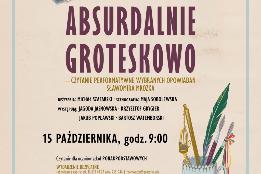 plakat: Teatr Groteska w Krakowie