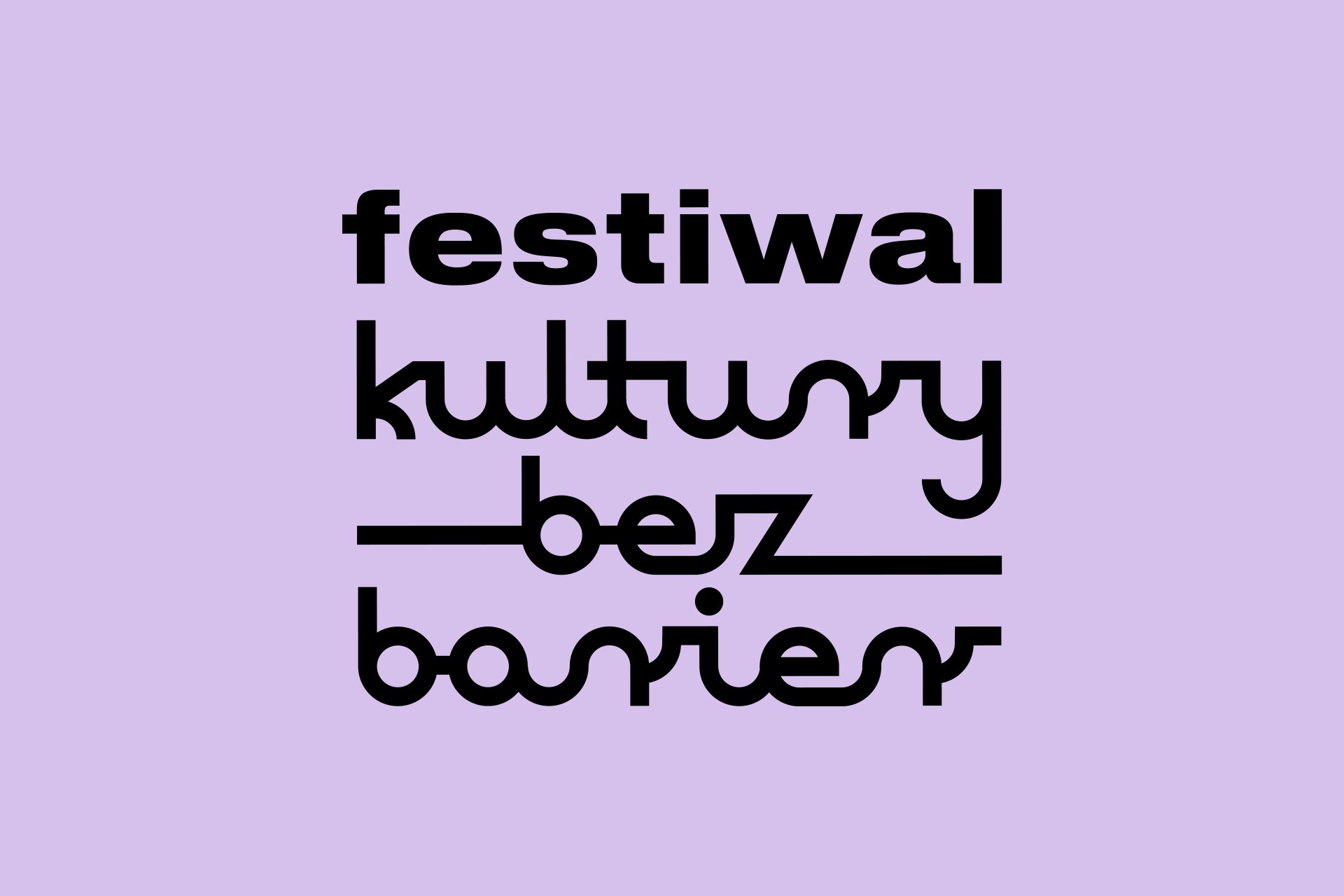 plakat: Festiwal Kultury bez Barier